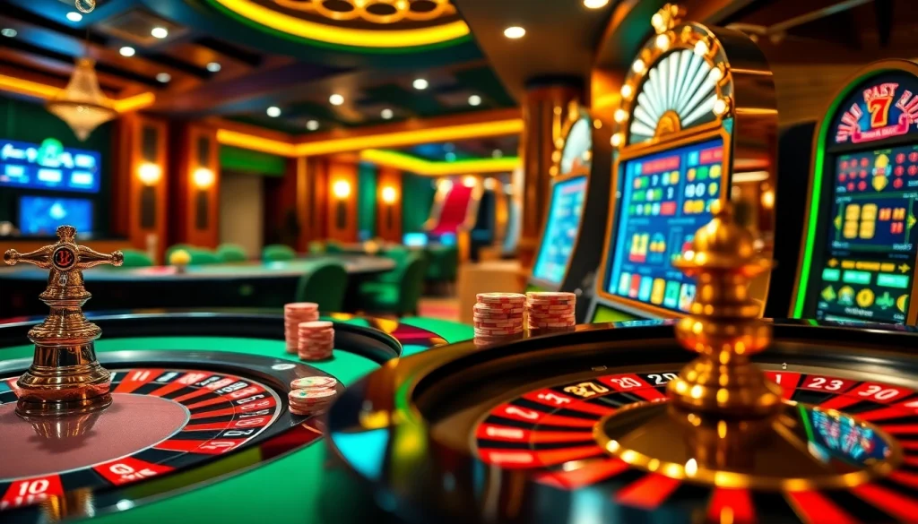 Experience the excitement of red88vip casino with vibrant roulette and poker action.