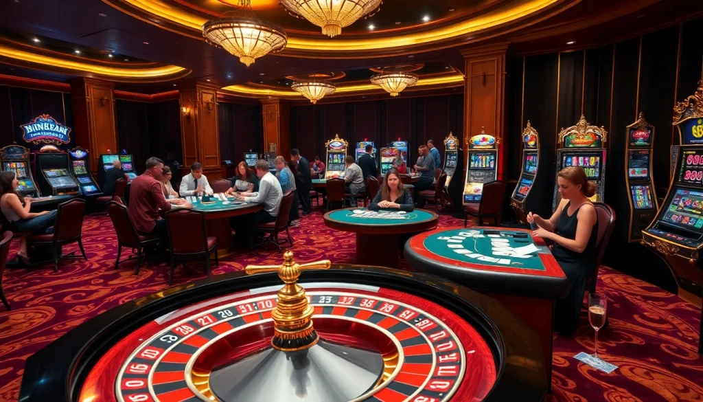 Engaging players at U888 casino tables with vibrant blackjack, poker, and roulette games.
