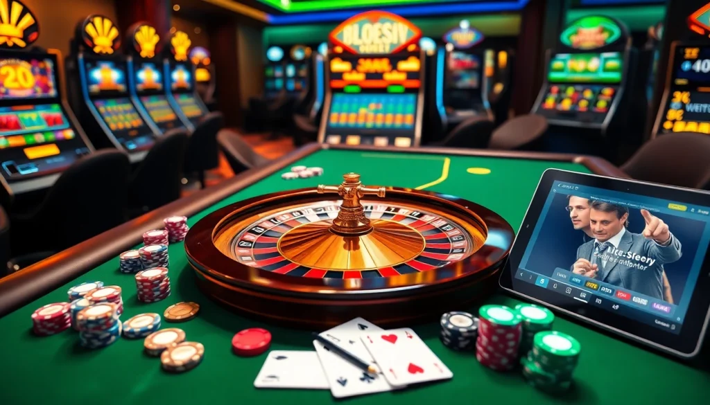 Experience the thrill of gaming at F8beta2 with vibrant casino tables and modern interfaces