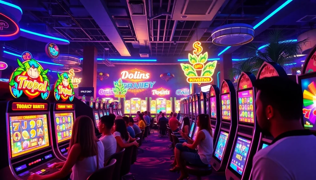 Experience the thrilling world of slot hoki with vibrant online casino atmospheres